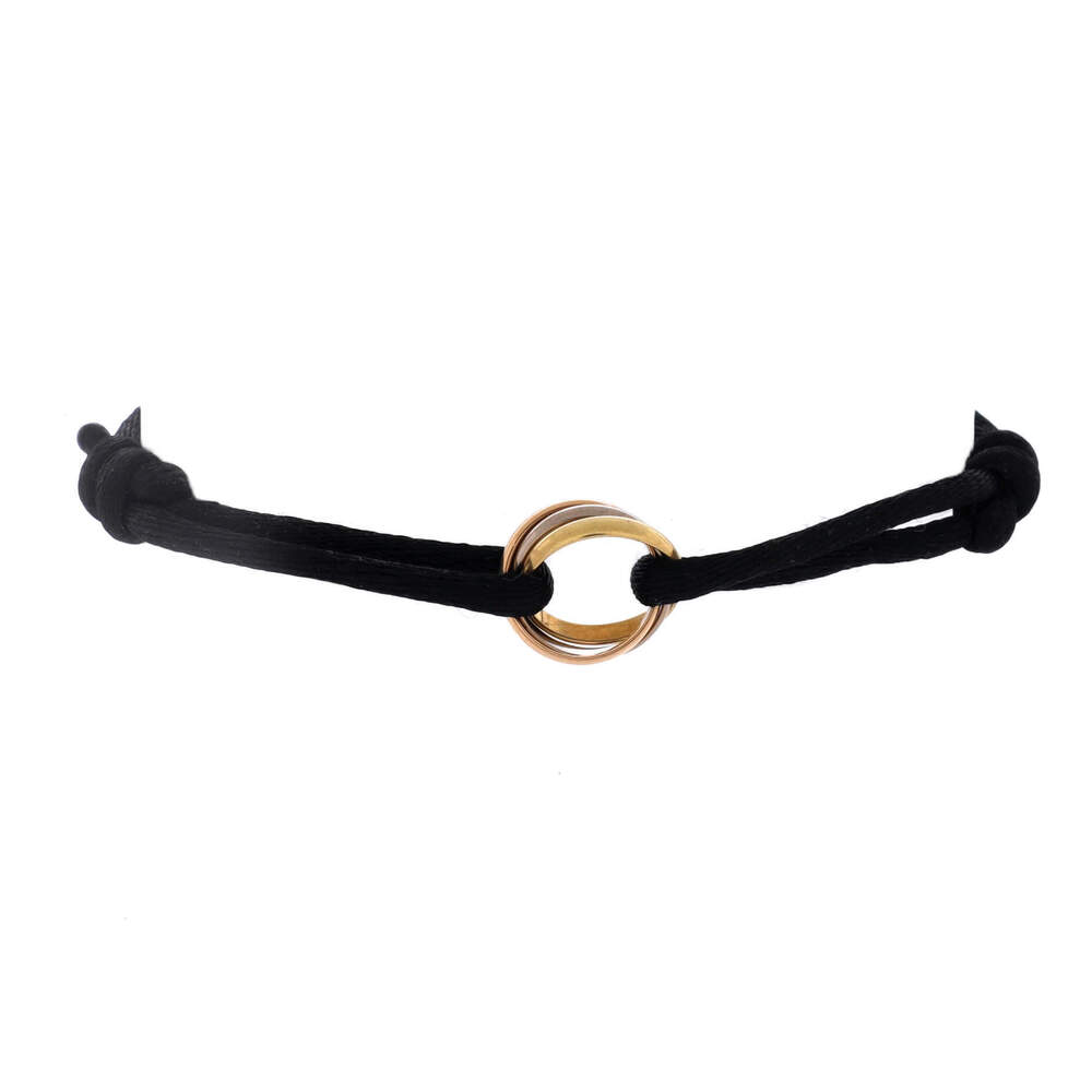 Cartier Trinity On Cord Bracelet